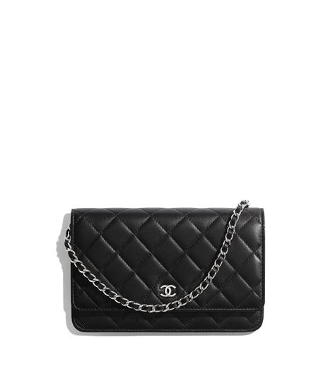 chanel 19 chain wallet|Chanel wallet on chain lambskin.